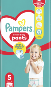 PAMPERS Active Baby pieluchomajtki 11 17 kg rozmiar 5 56 szt