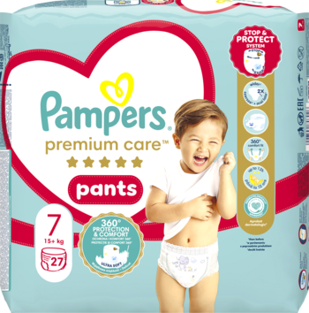 PAMPERS Premium Care pieluchomajtki rozm 7 27 szt